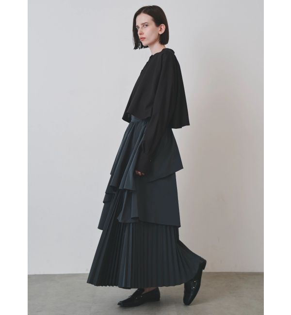ELENDEEK「ASYMMETRY PLEATS SK」|スカート|