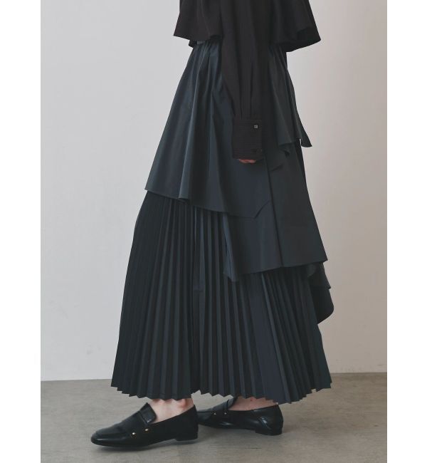 ELENDEEK「ASYMMETRY PLEATS SK」|スカート|