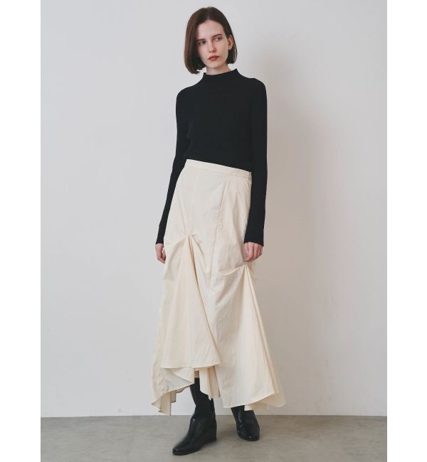 ELENDEEK「ASYME TUCK DESIGN SK」|スカート|
