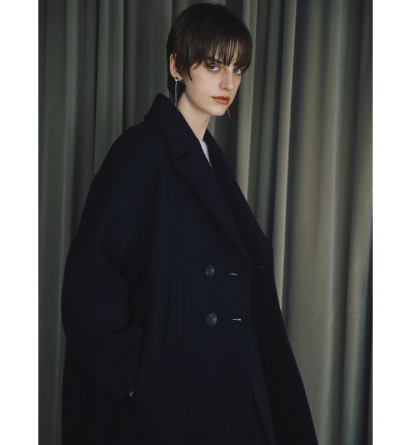 ELENDEEK「BIG COLLAR WOOL CT」|チェスターコート|