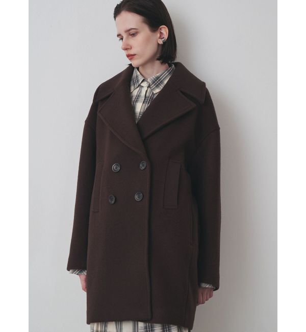 ELENDEEK「BIG COLLAR WOOL CT」|チェスターコート|