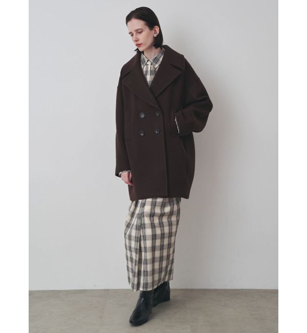 ELENDEEK「BIG COLLAR WOOL CT」|チェスターコート|