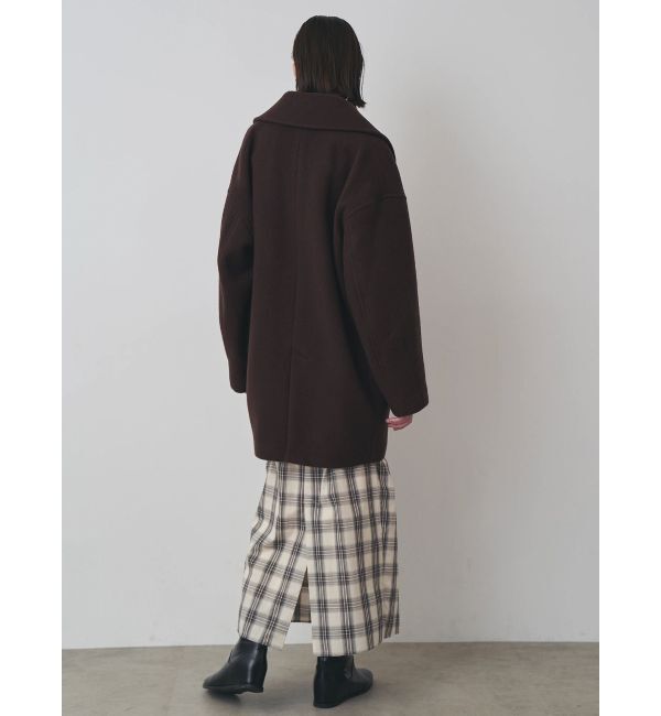 ELENDEEK「BIG COLLAR WOOL CT」|チェスターコート|