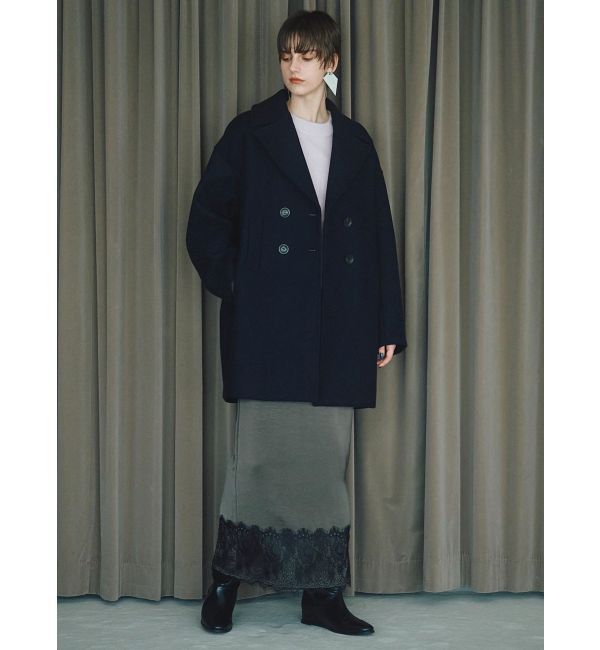 ELENDEEK「BIG COLLAR WOOL CT」|チェスターコート|