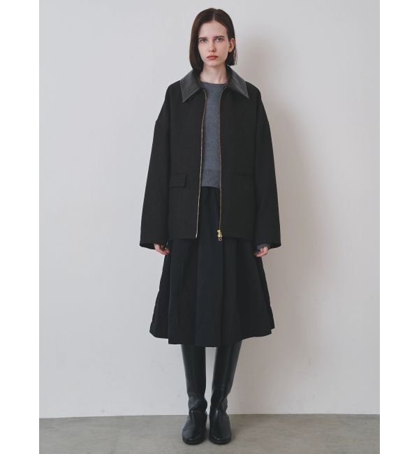 ELENDEEK「RANDOM TUCK MIDI SK」|スカート|