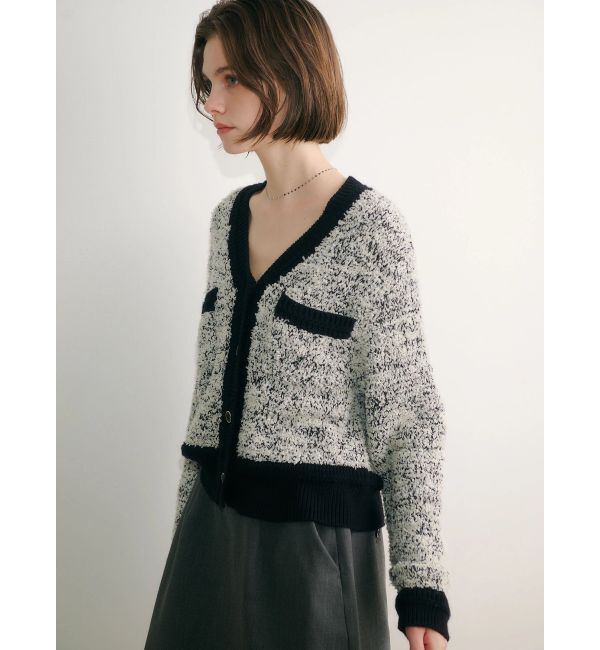 ELENDEEK「TAPE YARN TWEED KT CD」|カーディガン|
