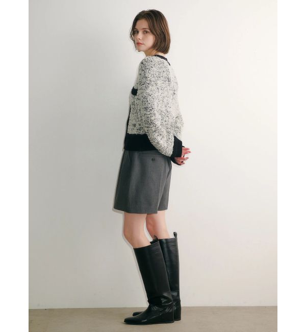 ELENDEEK「TAPE YARN TWEED KT CD」|カーディガン|