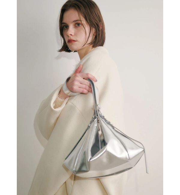ELENDEEK「FORM 2WAY BAG」|ハンドバッグ|シルバー