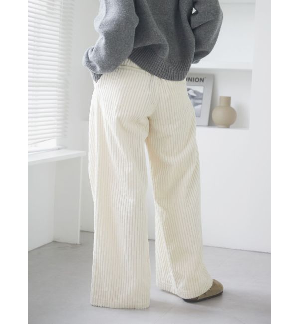 Ungrid「コーデュロイワイドパンツ」|その他|