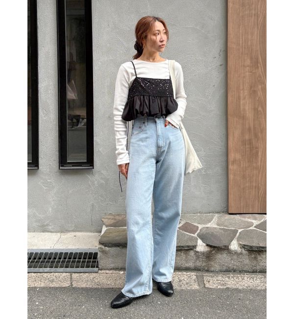 Ungrid「フィットショートロングスリーブTee」|Tシャツ・カットソー|