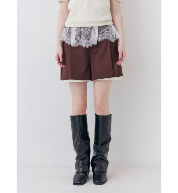 Ungrid「タックデザインショートパンツ」|その他|