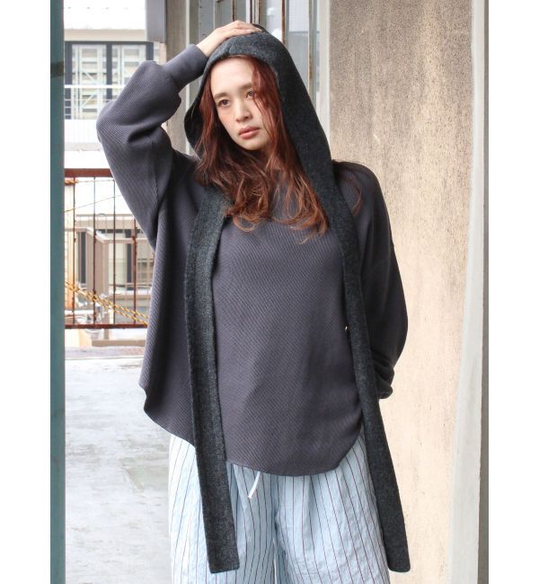 Ungrid「ルーズシルエットワッフルロングスリーブTee」|Tシャツ・カットソー|