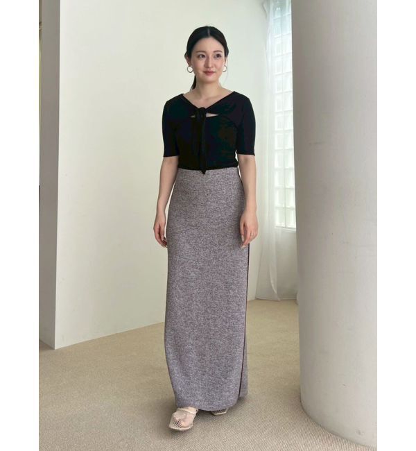 LAGUNAMOON「2WAYリボンシアーカットプルオーバー」|Tシャツ・カットソー|