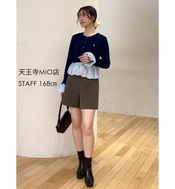 LAGUNAMOON「【POLO BCSコラボ】バルーンケーブルニットカーディガン」|カーディガン|