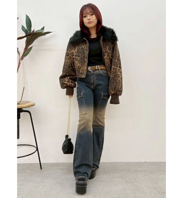 EVRIS「【WEB限定】バックオープンリブトップス」|Tシャツ・カットソー|