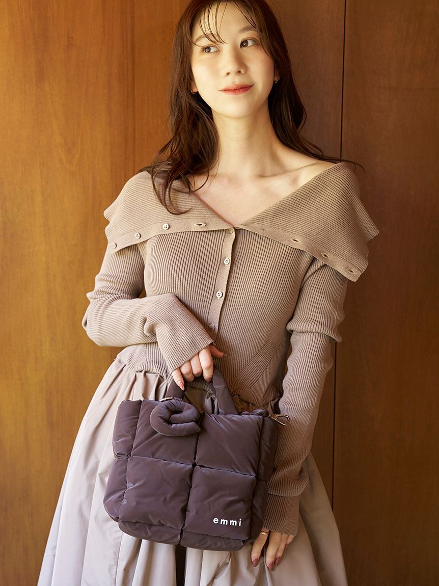 emmi atelier「ecoパデットミニショルダーバッグ」|ショルダー・メッセンジャー|BRW