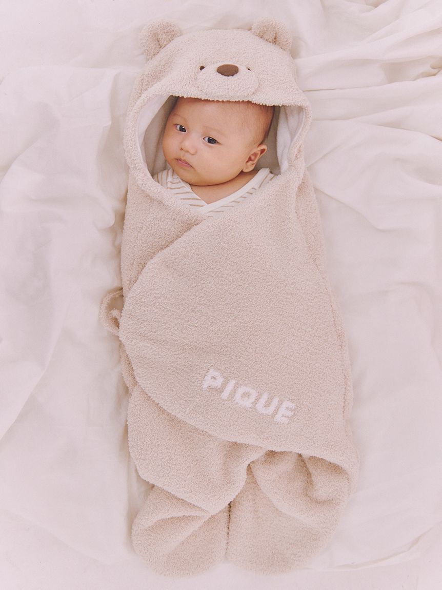 GELATO PIQUE KIDS & BABY「【ONLINE限定カラーあり】【BABY】パウダーベアおくるみ」|その他ベビー用品|