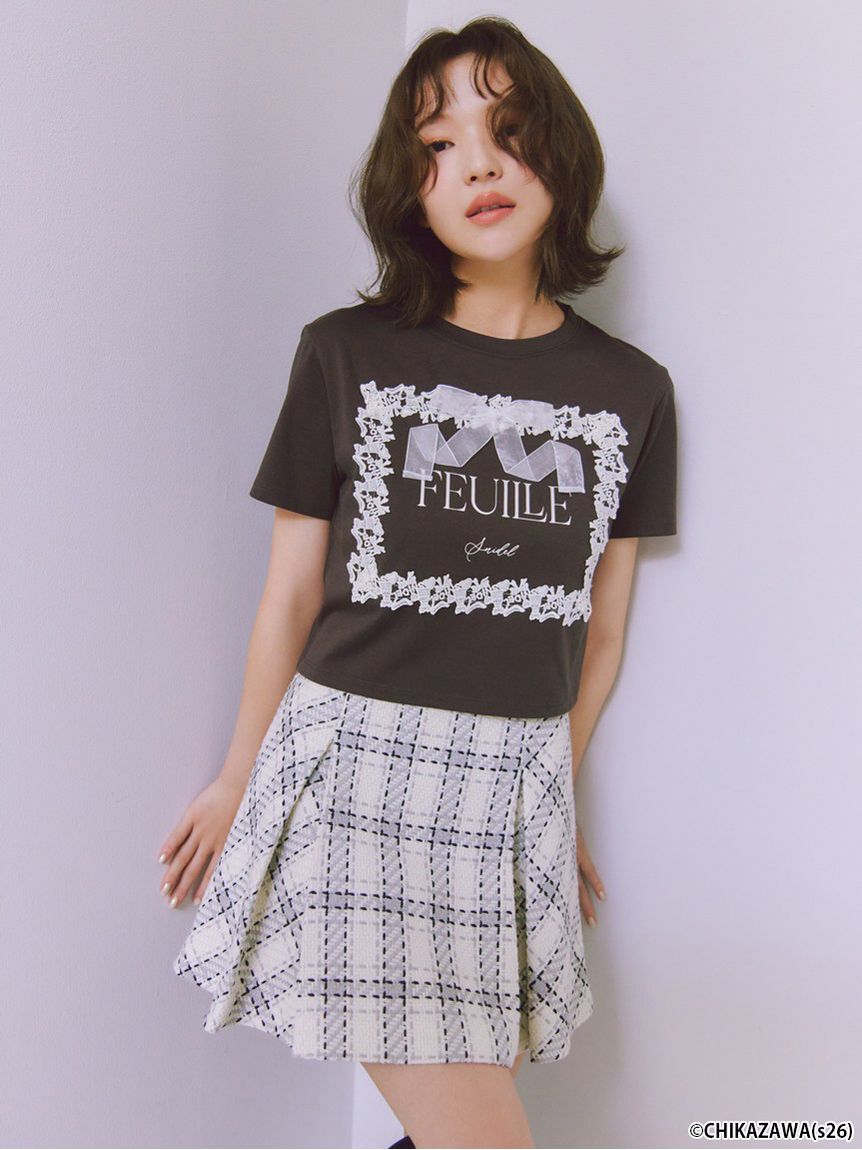 SNIDEL「【販路限定サイズあり】ロービングチェックミニスカート」|スカート|