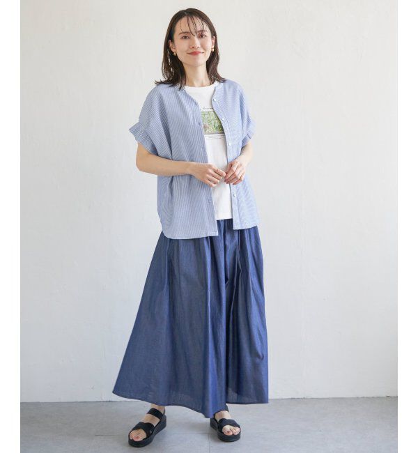 ikka「【親子おそろい】ロゴフォトプリントTシャツ」|Tシャツ・カットソー|