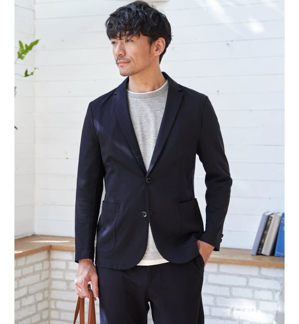 IKKA LOUNGE「【雑誌MonoMax4月号掲載】GOKU楽ワークポンチジャケット「小泉孝太郎さん着用モデル」」|テーラードジャケット|