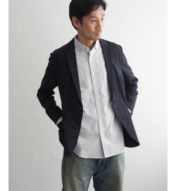 IKKA LOUNGE「【雑誌MonoMax4月号掲載】GOKU楽ワークポンチジャケット「小泉孝太郎さん着用モデル」」|テーラードジャケット|