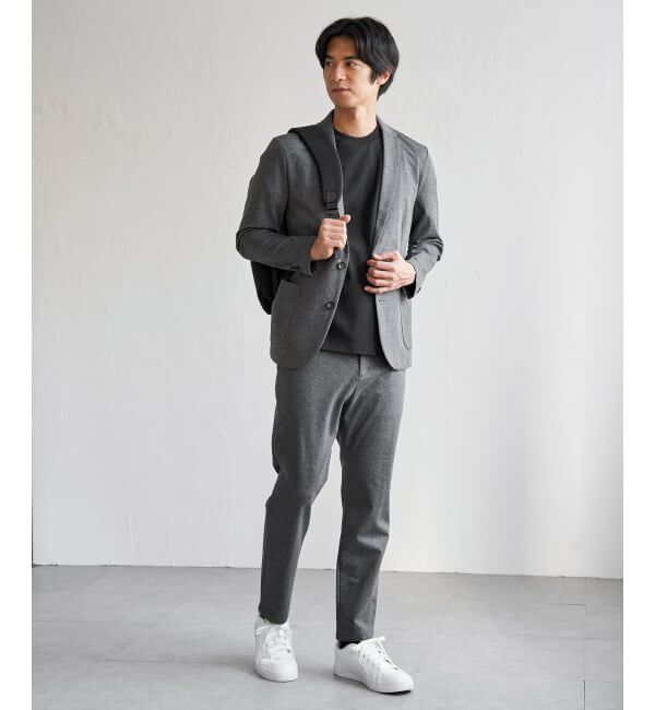 IKKA LOUNGE「【雑誌MonoMax4月号掲載】GOKU楽ワークポンチジャケット「小泉孝太郎さん着用モデル」」|テーラードジャケット|