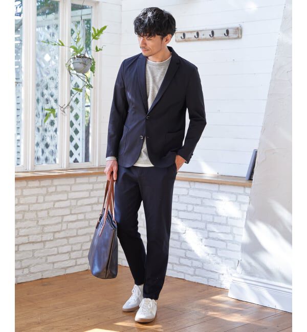 IKKA LOUNGE「【雑誌MonoMax4月号掲載】GOKU楽ワークポンチジャケット「小泉孝太郎さん着用モデル」」|テーラードジャケット|