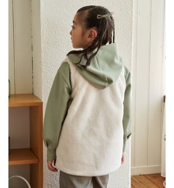 ikka kids「フェイクファーベスト（120~160cm）」|その他|