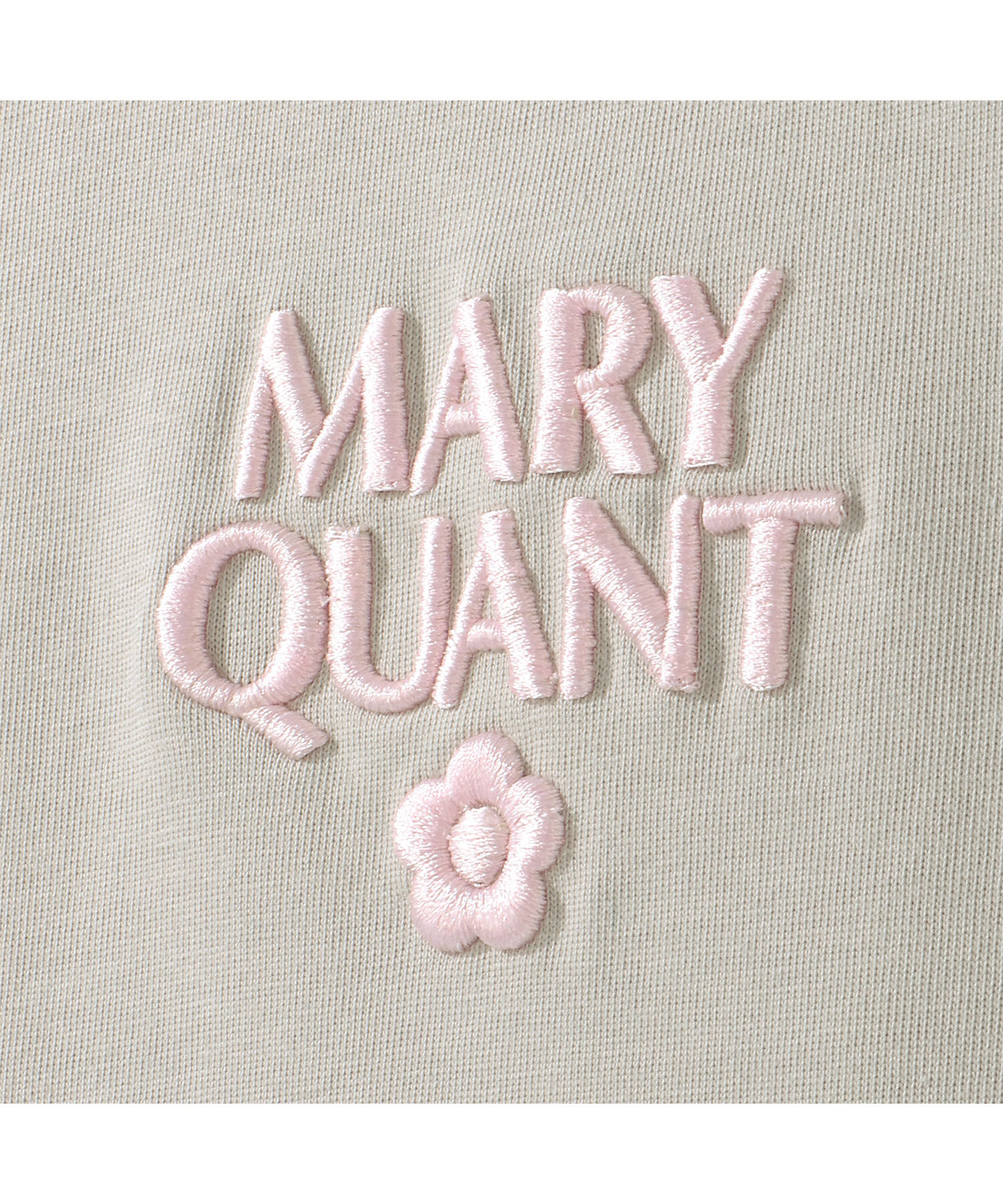 MARY QUANT「3Dロゴ刺繍 Tシャツ」|Tシャツ・カットソー|