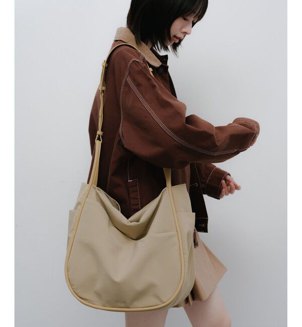 CAMPER「[カンペール] MOUNA ショルダーバッグ」|ショルダー・メッセンジャー|ナチュラル
