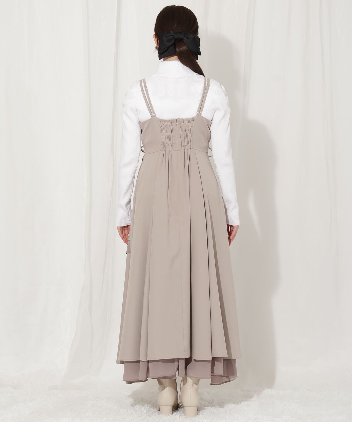 WILLSELECTION「ティアードギャザーキャミワンピース」|ワンピース|