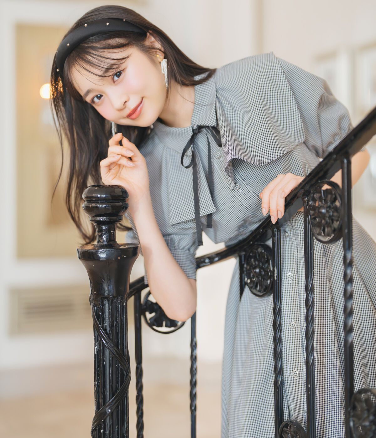 WILLSELECTION「スクエアラッフルシャツワンピース」|ワンピース|