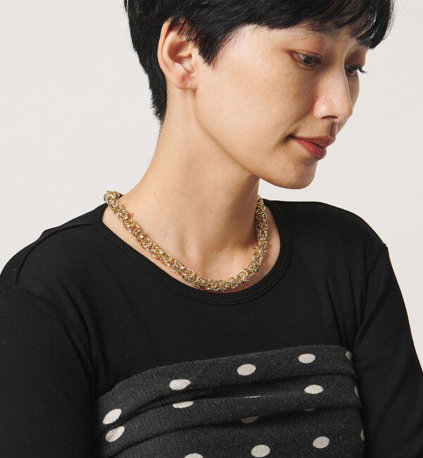UNITED ARROWS「＜IRIS 47＞ WEAVE チェーンネックレス」|ネックレス|