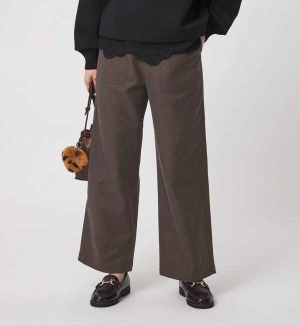 UNITED ARROWS green label relaxing「［size SHORTあり］メランジ カルゼ ベイカー パンツ」|その他|DK.BROWN