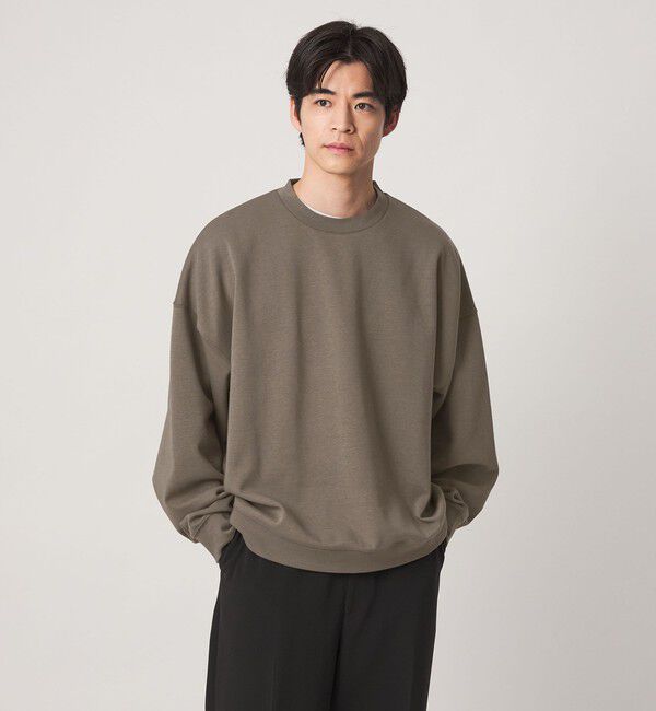 UNITED ARROWS green label relaxing「【WEB限定】バルーン ダンボール クルーネック スウェット」|スウェット・ジャージ|MOCA