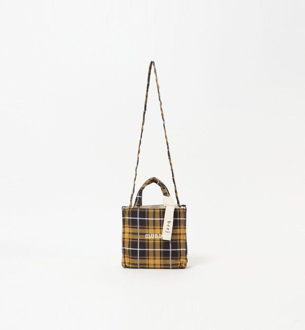 UNITED ARROWS green label relaxing「【別注】＜beej＞チェック スクエア トートバッグ / キッズ」|リュック|