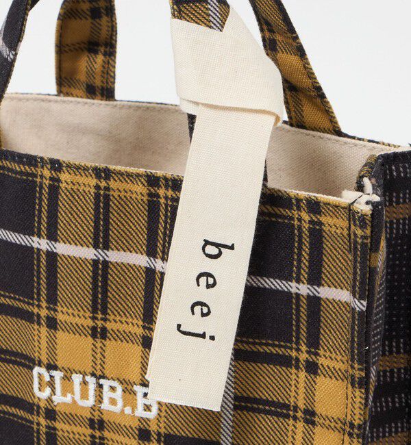 UNITED ARROWS green label relaxing「【別注】＜beej＞チェック スクエア トートバッグ / キッズ」|リュック|