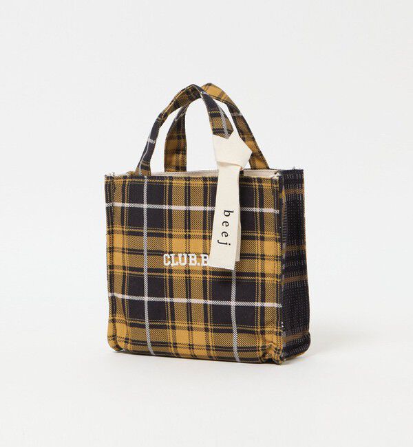UNITED ARROWS green label relaxing「【別注】＜beej＞チェック スクエア トートバッグ / キッズ」|リュック|