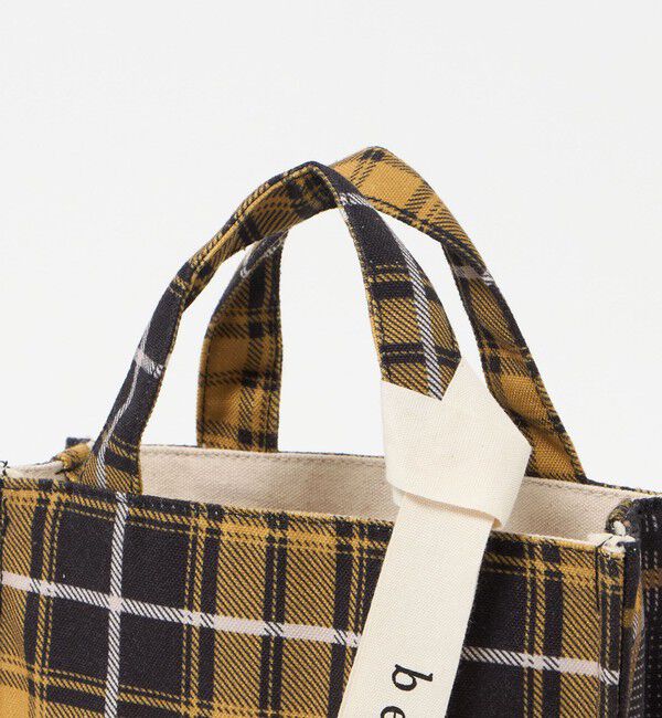 UNITED ARROWS green label relaxing「【別注】＜beej＞チェック スクエア トートバッグ / キッズ」|リュック|