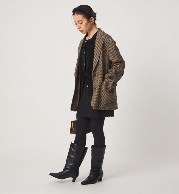 UNITED ARROWS green label relaxing「ルーズ ヒールブーツ」|ロングブーツ|