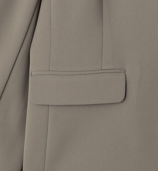 BEAUTY&YOUTH UNITED ARROWS「【WEB限定 Wardrobe DAILY MINIMAL】ダブルクロス カラーレスジャケット ウォッシャブル」|ノーカラージャケット|