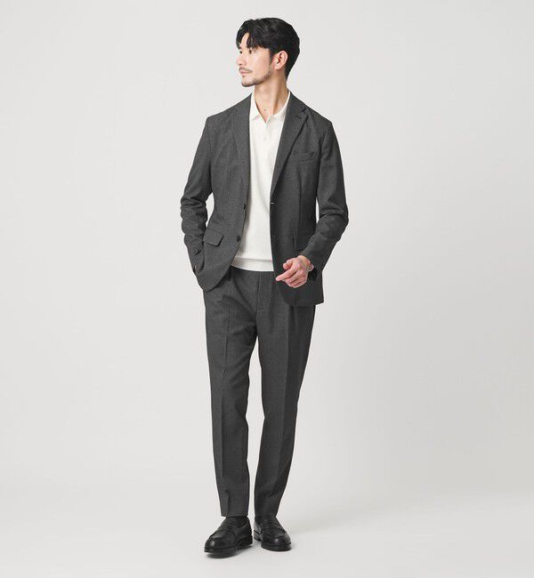BEAUTY&YOUTH UNITED ARROWS「【WEB限定 WARDROBE SMART】LANATEC セットアップ/背抜きジャケット＆イージーパンツ」|スーツ|