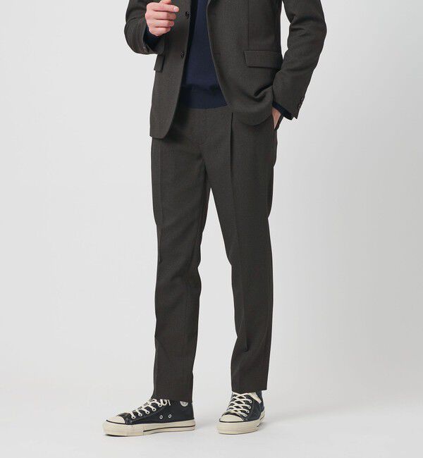 BEAUTY&YOUTH UNITED ARROWS「【WEB限定 WARDROBE SMART】LANATEC セットアップ/背抜きジャケット＆イージーパンツ」|スーツ|