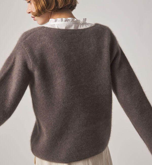 STEVEN ALAN「＜Steven Alan＞オーストラリアン ウール ミックス Vネック ニット」|ニット・セーター|