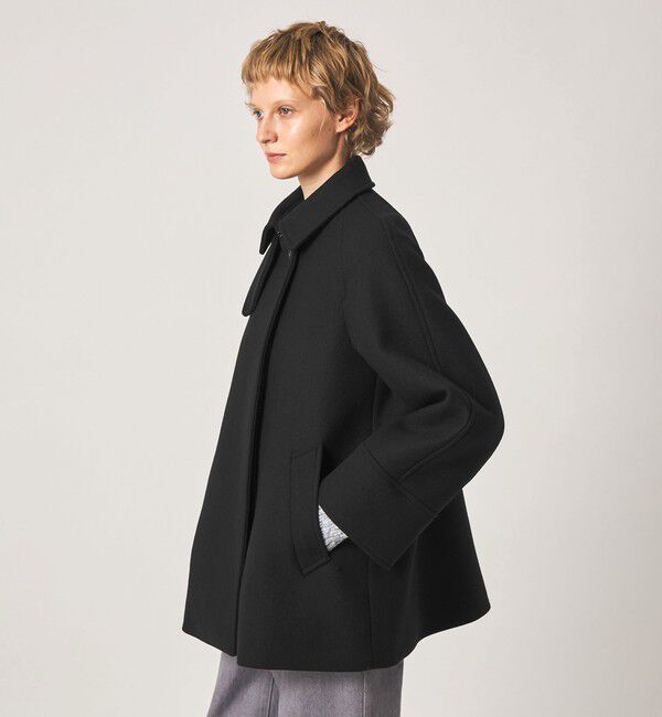 STEVEN ALAN「＜Steven Alan＞ウール カシミヤ テント ショートコート」|ステンカラーコート|