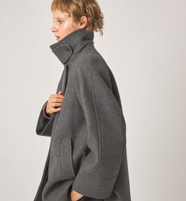 STEVEN ALAN「＜Steven Alan＞ウール カシミヤ テント ショートコート」|ステンカラーコート|