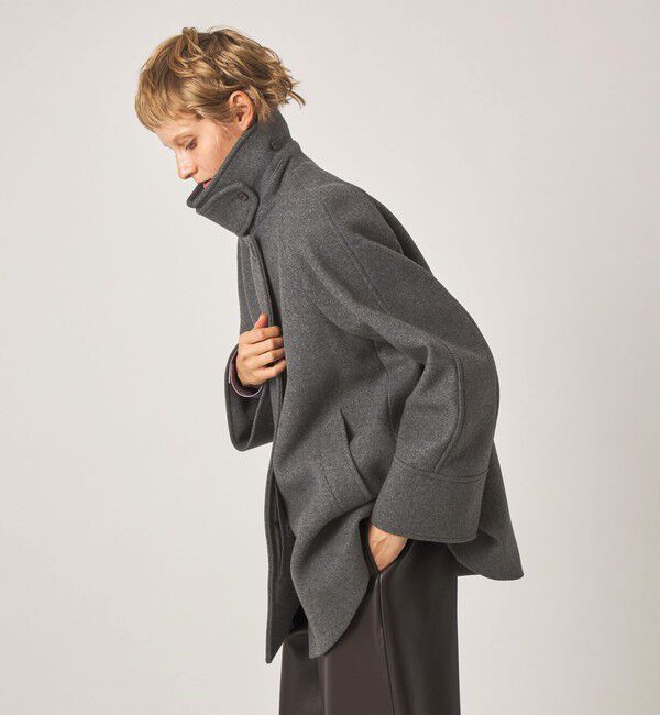 STEVEN ALAN「＜Steven Alan＞ウール カシミヤ テント ショートコート」|ステンカラーコート|