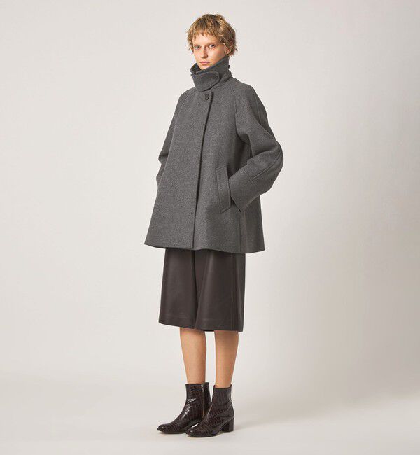 STEVEN ALAN「＜Steven Alan＞ウール カシミヤ テント ショートコート」|ステンカラーコート|