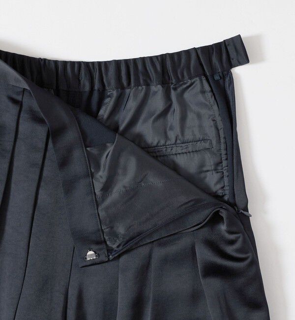 BEAUTY&YOUTH UNITED ARROWS「サテン ドローストリング バックゴムパンツ ウォッシャブル」|その他|