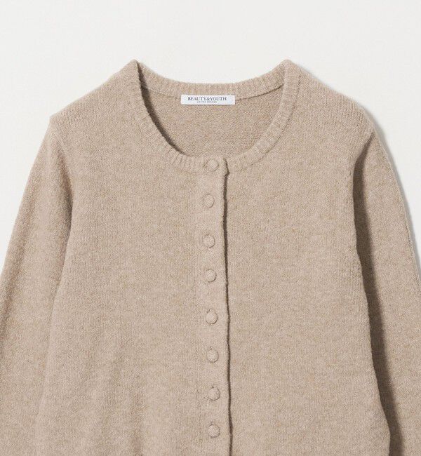 BEAUTY&YOUTH UNITED ARROWS「ペプラム ボタン カーディガン ウォッシャブル」|カーディガン|